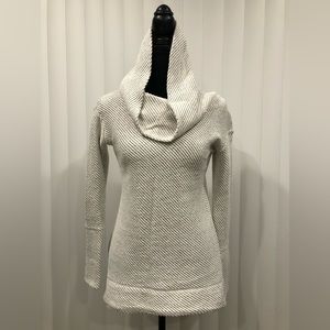 Cowl Pull Over Cotton Sweater size X Small